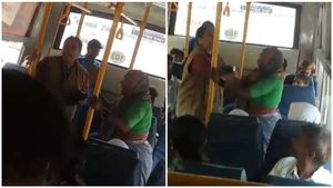 ವೃದ್ಧೆಗೆ ಕಪಾಳಮೋಕ್ಷ ಮಾಡಿದ ಬಸ್‌ ನಿರ್ವಾಹಕಿ: ವಿಡಿಯೋ ವೈರಲ್‌
