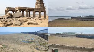  KRS ಜಲಾಶಯದಲ್ಲಿ ಹುದುಗಿದ್ದ ಅವಶೇಷಗಳು ಪತ್ತೆ, ಇಷ್ಟರಮಟ್ಟಿಗೆ ಇದೆ ಈ ಬಾರಿ ಮಳೆ..!