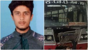 ಬೈಕ್-ಕೆಎಸ್‌ಆರ್‌ಟಿಸಿ ಬಸ್‌ ಡಿಕ್ಕಿ: ಪರೀಕ್ಷೆಗೆ ತೆರಳುವ ಧಾವಂತದಲ್ಲಿ ಮಸಣ ಸೇರಿದ ವಿದ್ಯಾರ್ಥಿ