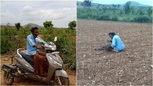 ಅಂಗವೈಕಲ್ಯ ಮೆಟ್ಟಿ ನಿಂತ ರೈತ: ತೆವಳುತ್ತಲೇ ಕೃಷಿಯಲ್ಲಿ ಸಾಧನೆಗೈದ ಸೂರಪ್ಪನಹಟ್ಟಿ ಬಾಲಣ್ಣ