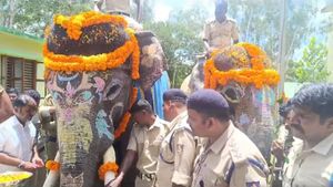  Mysuru Dasara 2023: ಬಂಡೀಪುರದಿಂದ ಮೈಸೂರಿಗೆ ಹೊರಟ ರೋಹಿತ್, ಹಿರಣ್ಯ
