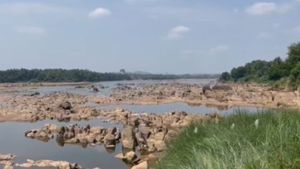  Tungabhadra river: ಬತ್ತಿದ ತುಂಗಭದ್ರಾ ನದಿ, ಪುಣ್ಯಸ್ನಾನದಿಂದ ವಂಚಿತರಾದ ಶ್ರೀ ಗುರು ರಾಘವೇಂದ್ರ ಸ್ವಾಮಿ ಮಠದ ಭಕ್ತರು