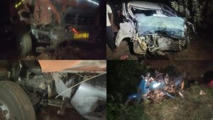 ಚಿಕ್ಕಮಗಳೂರು: ಕಾರು, ಟಿಪ್ಪರ್ ಲಾರಿ, ಬೈಕ್ ನಡುವೆ ಭೀಕರ ಅಪಘಾತ, ದಂಪತಿ ಸಾವು