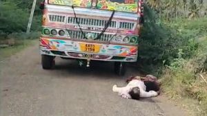  ಕೊಳ್ಳೇಗಾಲದಲ್ಲಿ ಕಬ್ಬು ತುಂಬಿದ ಲಾರಿಗೆ ವಿದ್ಯುತ್  ಸ್ಪರ್ಶ, ಚಾಲಕ, ಕ್ಲೀನರ್ ಸಾವು