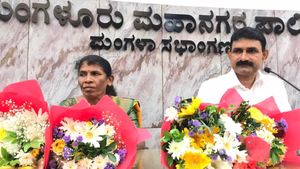  ಮಂಗಳೂರು ಮಹಾನಗರ ಪಾಲಿಕೆಗೆ ನೂತನ ಮೇಯರ್, ಉಪಮೇಯರ್‌ ಆಯ್ಕೆ