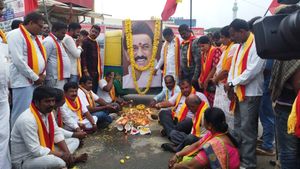 ಕಾವೇರಿ ಹೋರಾಟ: ಸ್ಟಾಲಿನ್‌ಗೆ ಅಣುಕು ತಿಥಿ ಮಾಡಿದವರ ವಿರುದ್ಧ ಪ್ರಕರಣ ದಾಖಲು