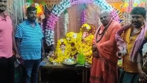  ಶ್ರೀ ಹಿಂದೂ -ಮುಸ್ಲಿಂ ಮಹಾಗಣಪತಿ ವಿಸರ್ಜನೆ:  ಕೆ.ಬಿದರೆಯಲ್ಲಿ ಮನೆ ಮಾಡಿದ ಸಂಭ್ರಮ