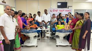  ಪ್ರಧಾನಿ ಮೋದಿ ಜನ್ಮದಿನಾಚರಣೆ : ಬಿಜೆಪಿ ಜಿಲ್ಲಾ ಮಹಿಳಾ ಮೋರ್ಚಾ ರಕ್ತದಾನ ಶಿಬಿರ
