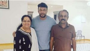 ಕಾಂಗ್ರೆಸ್‌ ಶಾಸಕ ಕೆ.ಎಂ. ಉದಯ್ ನಿವಾಸಕ್ಕೆ ನಟ ದರ್ಶನ್‌ ಭೇಟಿ: ಕಾರಣವೇನು..?