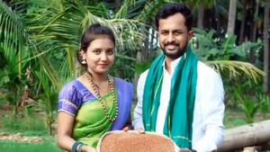  ಕೊಳ್ಳೇಗಾಲ: ಯುವ ರೈತ ಜೋಡಿಯ ಡಿಫ್ರೆಂಟ್‌ ಪ್ರೀ ವೆಡ್ಡಿಂಗ್ ಶೂಟ್, ಭಾರೀ ವೈರಲ್‌