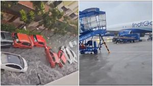 Chennai Rains: ಚೆನ್ನೈನಲ್ಲಿ ಮಳೆ ರೌದ್ರಾವತಾರ, ಬೆಂಗಳೂರಿಗೆ ಬಂದ ವಿಮಾನಗಳು, ಕೊಚ್ಚಿ ಹೋದ ಕಾರುಗಳು! 