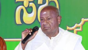 ಹಾಸನ ಲೋಕಸಭಾ ಚುನಾವಣೆಗೆ ಜೆಡಿಎಸ್ ಅಭ್ಯರ್ಥಿ‌ ಘೋಷಿಸಿದ  ಹೆಚ್‌ ಡಿ ದೇವೇಗೌಡರು
