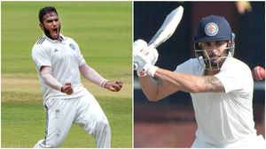 Ranji Trophy: ಮನೀಶ್, ಶರತ್, ವೈಶಾಖ್ ಶತಕ: ಬೃಹತ್ ಮುನ್ನಡೆ ಪಡೆದ ಕರ್ನಾಟಕ 