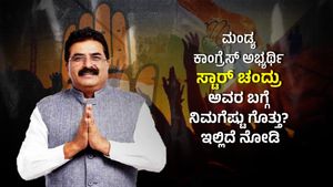 ಮಂಡ್ಯ ಕಾಂಗ್ರೆಸ್‌ ಅಭ್ಯರ್ಥಿ ಸ್ಟಾರ್‌ ಚಂದ್ರು ಅವರ ಬಗ್ಗೆ ನಿಮಗೆಷ್ಟು ಗೊತ್ತು? ಇಲ್ಲಿದೆ ನೋಡಿ