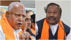  KS Eshwarappa: ಮಗನಿಗೆ ಕೈತಪ್ಪಿದ ಟಿಕೆಟ್; ಬಿಎಸ್‌ವೈ ವಿರುದ್ಧ ಈಶ್ವರಪ್ಪ ಕೆಂಡಾಮಂಡಲ