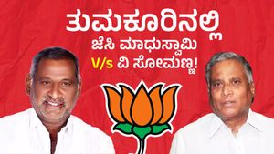 Tumakuru Lok Sabha seat: ತುಮಕೂರಿನಲ್ಲಿ ಜೆಸಿ ಮಾಧುಸ್ವಾಮಿ V/s ವಿ ಸೋಮಣ್ಣ: ಯಾರಿಗೆ ದಕ್ಕಲಿದೆ ಬಿಜೆಪಿ ಟಿಕೆಟ್!?