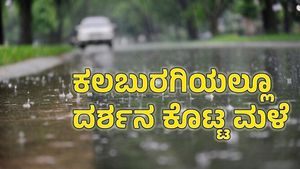  Rain News: ಕಲಬುರಗಿಯಲ್ಲೂ ದರ್ಶನ ಕೊಟ್ಟ ಮಳೆ 