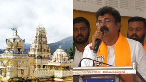  ಚಾಮರಾಜನಗರ: ಪ್ರಚಾರದ ವೇಳೆ ಮಾದಪ್ಪನ ಹಾಡು ಹೇಳಿ ಮತದಾರರ ಗಮನ ಸೆಳೆದ ಬಿಜೆಪಿ ಅಭ್ಯರ್ಥಿ