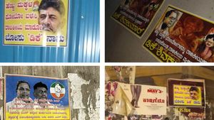 'ರಾಜಕೀಯ ವ್ಯಭಿಚಾರಿ ನಾನು': ಬೆಂಗಳೂರಿನ ಗಲ್ಲಿ ಗಲ್ಲಿಯಲ್ಲಿ ಡಿಕೆಶಿ ವಿರುದ್ಧ ಪೋಸ್ಟರ್‌