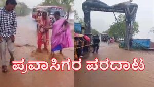  ಹಿಮವದ್ ಗೋಪಾಲಸ್ವಾಮಿ ಬೆಟ್ಟದಲ್ಲಿ ಭರ್ಜರಿ ಮಳೆ-ಪ್ರವಾಸಿಗರ ಪರದಾಟ