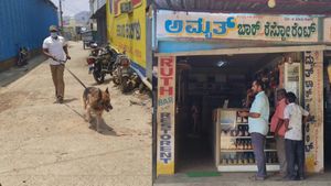  ಹನೂರು: ರೆಸ್ಟೋರೆಂಟ್‌ನಲ್ಲಿ ರಾತ್ರೋರಾತ್ರಿ ₹32,000 ಮೌಲ್ಯದ  ಮದ್ಯ ಎಗರಿಸಿದ ಕಳ್ಳರು