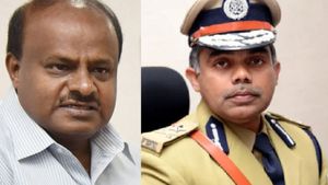 ಎಡಿಜಿಪಿ ಚಂದ್ರಶೇಖರ್ ಆಕ್ಷೇಪಾರ್ಹ ಪದ ಬಳಕೆ ಆರೋಪ: ಜೆಡಿಎಸ್‌ನಿಂದ ಬೃಹತ್ ಪ್ರತಿಭಟನೆ