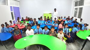 ಮೇಷ್ಟ್ರಾಗಿ ಮಕ್ಕಳಿಗೆ ಪಾಠ ಮಾಡಿದ ಡಿ ಕೆ ಶಿವಕುಮಾರ್