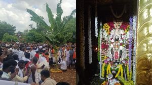  ಹಿರಿಯೂರು: ವಿಜೃಂಭಣೆಯಿಂದ ನೆರವೇರಿದ ದೇವರಿಗೆ ಹಾವು, ಚೇಳು ಅರ್ಪಿಸುವ ಜಾತ್ರೆ 