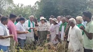 ಮಳೆಯಿಂದ ಇಳುವರಿ ಕುಂಠಿತ: ಸೂಕ್ತ ಪರಿಹಾರಕ್ಕಾಗಿ ಹುಬ್ಬಳ್ಳಿ ರೈತರ ಒತ್ತಾಯ 