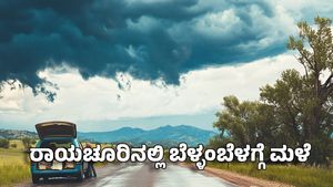 Raichur Rain: ರಾಯಚೂರಿನಲ್ಲಿ ಬೆಳ್ಳಂಬೆಳಗ್ಗೆ ಜೋರು ಮಳೆ: ತಂಪಾದ ರಾಜನೂರಿನ ಜನ