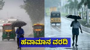 Rain Alert: ಭಾರೀ ಮಳೆ ಮನ್ಸೂಚನೆ, ಈ ಜಿಲ್ಲೆಗಳಿಗೆ ಹಳದಿ ಎಚ್ಚರಿಕೆ