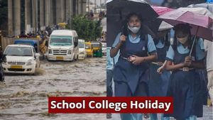 Rain Alert: ಭಾರೀ ಮಳೆ ಎಚ್ಚರಿಕೆ: ಮಹಾನಗರ ಶಾಲೆ-ಕಾಲೇಜುಗಳಿಗೆ ರಜೇ ಘೋಷಣೆ...School Holidays