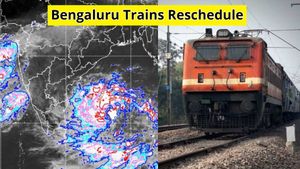 Cyclone MONTHA: ಸೈಕ್ಲೋನ್ ಪ್ರಭಾವ, ಬೆಂಗಳೂರು ರೈಲುಗಳ ಸಂಚಾರ 12 ಗಂಟೆ ವಿಳಂಬ, ವೇಳಾಪಟ್ಟಿ
