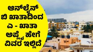 B-Khata to A-Khata: ಆನ್‌ಲೈನ್‌ನಲ್ಲಿ ಬಿ - ಖಾತಾದಿಂದ ಎ - ಖಾತಾ ಪಡೆಯುವುದು ಹೇಗೆ, ಇಲ್ಲಿದೆ ಸಂಪೂರ್ಣ ವಿವರ