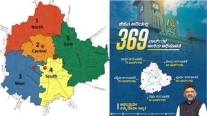 ಬೆಂಗಳೂರು ಮಹಾನಗರದ ಹೊಸ ನಕ್ಷೆ ಎಂದ ಡಿ.ಕೆ ಶಿವಕುಮಾರ್, 5 ಪಾಲಿಕೆ & ವಾರ್ಡ್‌ಗಳ ಅಪ್ಡೇಟ್ಸ್‌ ಇಲ್ಲಿದೆ