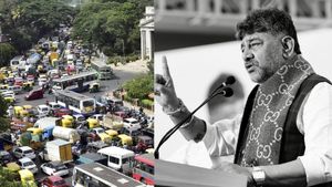 'ಬೆಂಗಳೂರು ಟ್ರಾಫಿಕ್ ಟೀಕಿಸಿದ UP ಸಂಸದರೇ ಭದ್ರತೆ ಹೆಚ್ಚಿಸಿಕೊಳ್ಳಿ: ಡಿಕೆಶಿ ಬೆದರಿಕೆ ಹಾಕ್ತಾರೆ