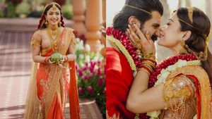 Rashmika: ಪ್ರತಿ ಜನ್ಮಕ್ಕೂ ನೀನೇ: ರಶ್ಮಿಕಾ ಮದುವೆಯಲ್ಲಿ ಧರಿಸಿದ್ದ ವಸ್ತ್ರದ ಮೇಲಿತ್ತು ವಿಜಯ್‌ಗಾಗಿ ವಿಶೇಷ ಪ್ರೇಮ ಸಂದೇಶ