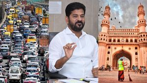 ಬೆಂಗಳೂರಿನಂತೆ ಇಲ್ಲಿ ಟ್ರಾಫಿಕ್‌ ಇಲ್ಲ, ನಮ್ಮ ಹೈದರಾಬಾದ್‌ ಬೆಸ್ಟ್‌ ಎಂದ ತೆಲಂಗಾಣ ಸಿಎಂ ರೇವಂತ್‌ ರೆಡ್ಡಿ