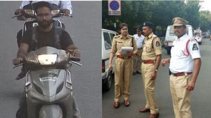 Viral News: ಟ್ರಾಫಿಕ್ ನಿಯಮ ಉಲ್ಲಂಘನೆ ಮಾಡಿ ಸಿಕ್ಕಿ ಬಿದ್ದ ಕಳ್ಳ, ಹೈದರಾಬಾದ್ ಟ್ರಾಫಿಕ್ ಪೊಲೀಸ್ ಟ್ರೋಲ್ 