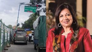 ಬೆಂಗಳೂರಿನ ಹೊಸೂರು ರಸ್ತೆಯ ದುಸ್ಥಿತಿ: ಕೇಂದ್ರ ಸಚಿವ ನಿತಿನ್ ಗಡ್ಕರಿಗೆ ಟ್ಯಾಗ್‌ ಮಾಡಿ ಕಿರಣ್ ಮಜುಂದಾರ್ ಶಾ ಆಕ್ರೋಶ 