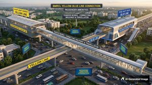 Silk Board: ಹಳದಿ-ನೀಲಿ ಮೆಟ್ರೋ ಲೈನ್ ಪ್ರಯಾಣಿಕರಿಗಾಗಿ 'ಟ್ರಾವೆಲೇಟರ್-ಕನೆಕ್ಟಿಂಗ್ ವಾಕ್‌ವೇ ಸಂಪರ್ಕ