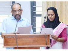 ജില്ലാ പഞ്ചായത്ത് പ്രസിഡന്റായി കെബി നസീമ അധികാരമേറ്റു; സുതാര്യമായ ഭരണം നടത്തുമെന്ന് പ്രസിഡന്റ്