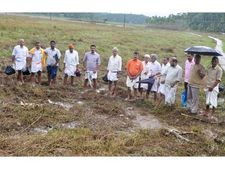  കൃഷിനാശം സംഭവിച്ച സ്ഥലങ്ങള്‍ വിവിധ കര്‍ഷക സംഘടനാനേതാക്കള്‍ സന്ദര്‍ശിച്ചു; അടിയന്തര സഹായമില്ലെങ്കില്‍ പ്രക്ഷോഭം