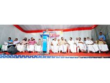 വന്യമൃഗശല്യം; പ്രതിഷേധ കൂട്ടായ്മ നടത്തി; കേന്ദ്രസര്‍ക്കാര്‍ ഇടപെടണമെന്ന് എ വിജയരാഘവന്‍