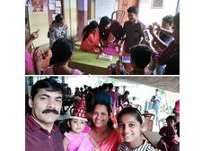 അല്‍പ്പം മധുരം: ദുരിതങ്ങള്‍ മറന്ന് ദുരിതാശ്വാസ ക്യാമ്പില്‍  അവര്‍ കേക്ക്മുറിച്ച് ജന്മദിനം ആഘോഷിച്ചു