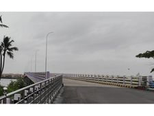 കണ്ണങ്ങാട്ട് - ഐലന്റ് പാലം ഇപ്പോഴും ഇരുട്ടിൽ; വിളക്കു കാലുകൾ മാത്രം, വെളിച്ചമില്ല...