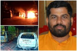 സന്ദീപാനന്ദഗിരിക്ക് എതിരായ ആക്രമണം പരസ്പര ധാരണയോടെ: മുസ്‌ലിം ലീഗ് , സിപിഎം- ബിജെപി ബാന്ധവം!