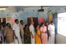 സ്മാര്‍ട്ടായി ഇരുമ്പുപാലം സര്‍ക്കാര്‍ എല്‍പി സ്‌കൂള്‍; സ്‌കൂളിന് ജില്ലയിലെ സ്മാര്‍ട്ട് പ്രാഥമിക വിദ്യാലയമെന്ന നേട്ടം!!!