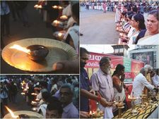 തൃശൂരിൽ ജ്യോതിതെളിഞ്ഞു; വന്‍ വനിതാപങ്കാളിത്തം, ചരിത്ര വിജയമെന്ന് കെ സുരേന്ദ്രൻ 