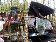 വയനാട് തോല്‍പ്പെട്ടിയില്‍ വാഹനാപകടം: കെഎസ്ആര്‍ടിസി ബസും ലോറിയും കൂട്ടിയിടിച്ച് 25 പേര്‍ക്ക് പരിക്കേറ്റു